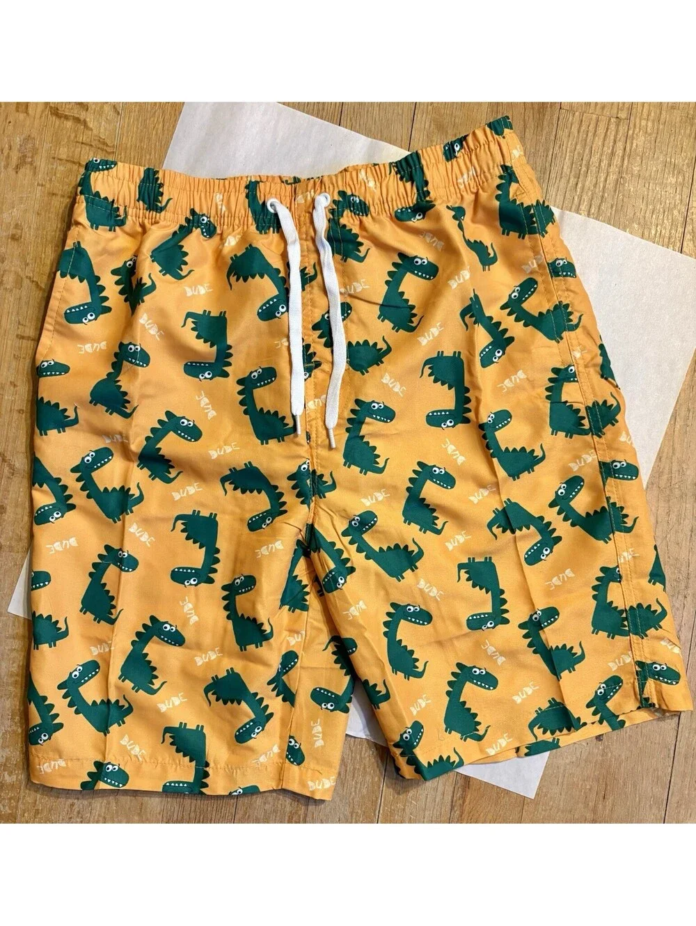 Rolimaka 3 Pack Boys 14/16 Swim Trunks Mesh Lining SPF/UPF 50+ Board Shorts